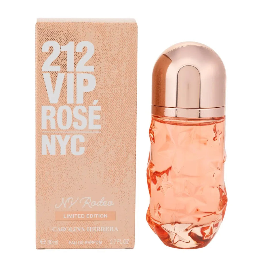 Carolina Herrera 212 VIP Rosé NY Rodeo Limited Edition Eau de Parfum Spray Size: 2.7 FL OZ / 80 ml