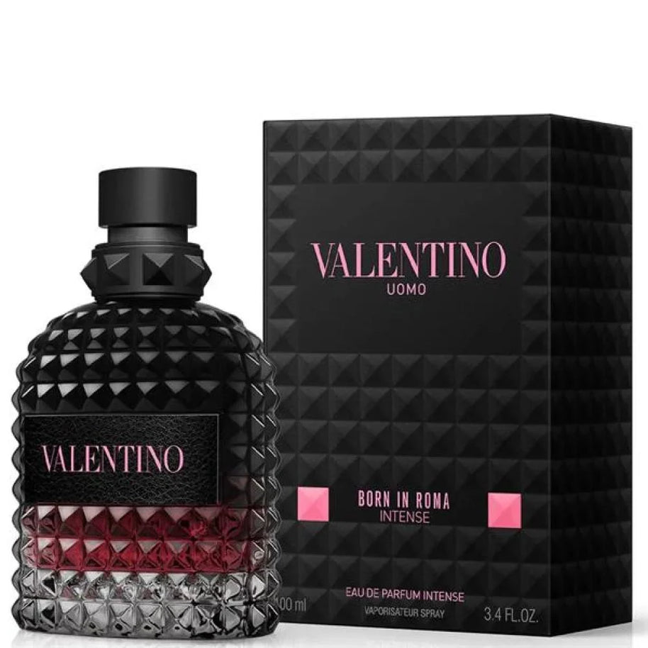 Valentino Uomo Born In Roma Intense for Men Eau de Parfum Spray Size: 3.4 FL OZ / 100 ml