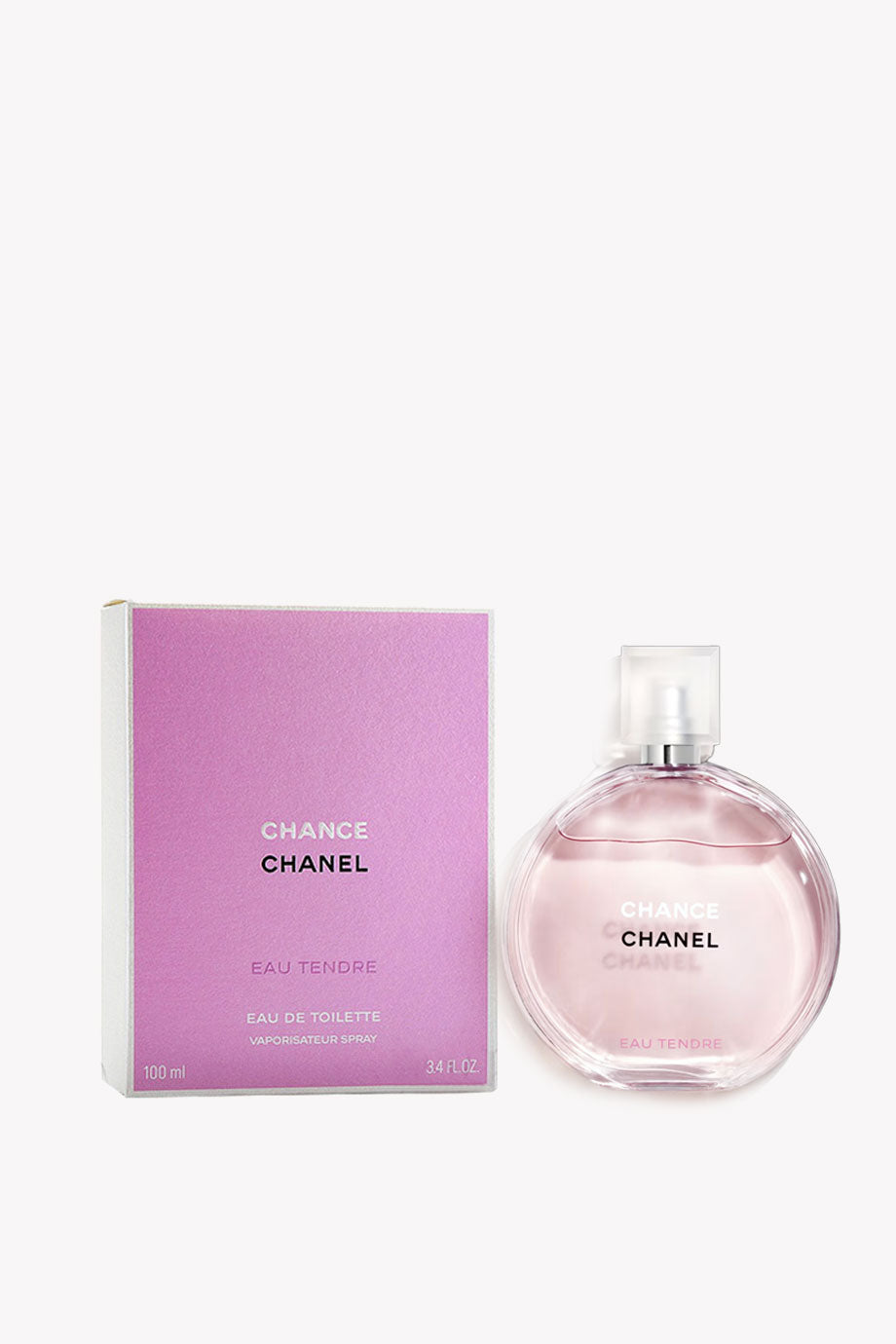 Chanel Chance Eau Tendre Eau de Toilette Spray Size: 3.4 FL OZ / 100 ml