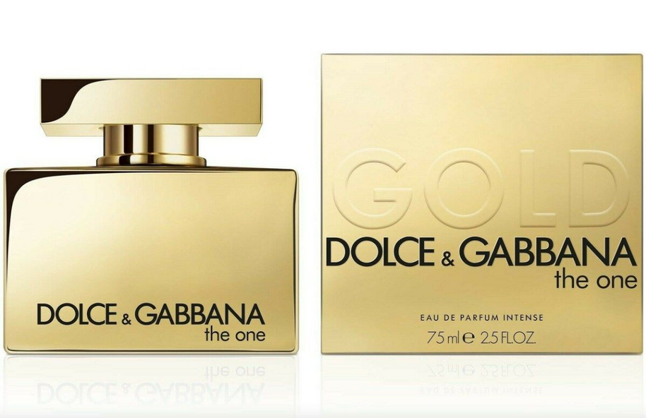 Dolce & Gabbana The One Gold for Women Eau de Parfum Intense Spray Size: 2.5 FL OZ / 75 ml